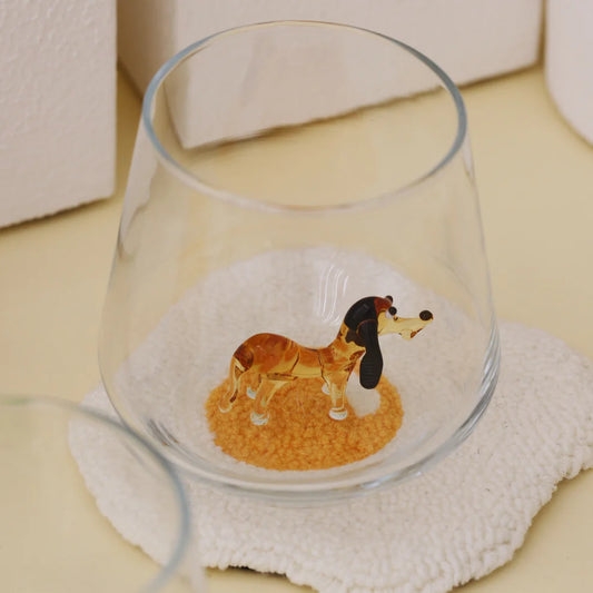 Wiener Dog Glass