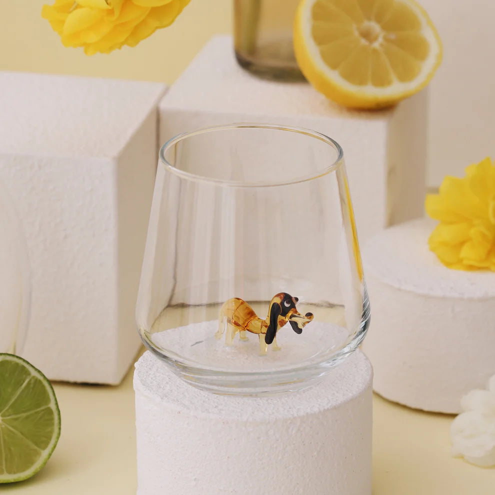 Wiener Dog Glass