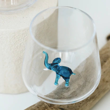 Elephant wine 2025 glass charms