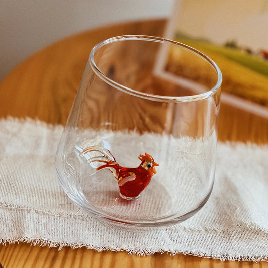 Rooster Glass
