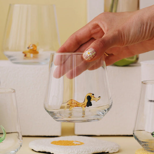 Wiener Dog Glass