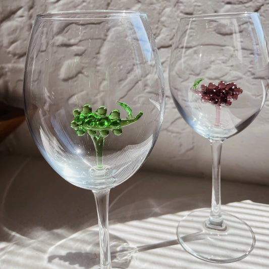 Wine Grape Glasses